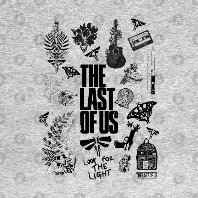 The Last of Us all in one black by Blue Button